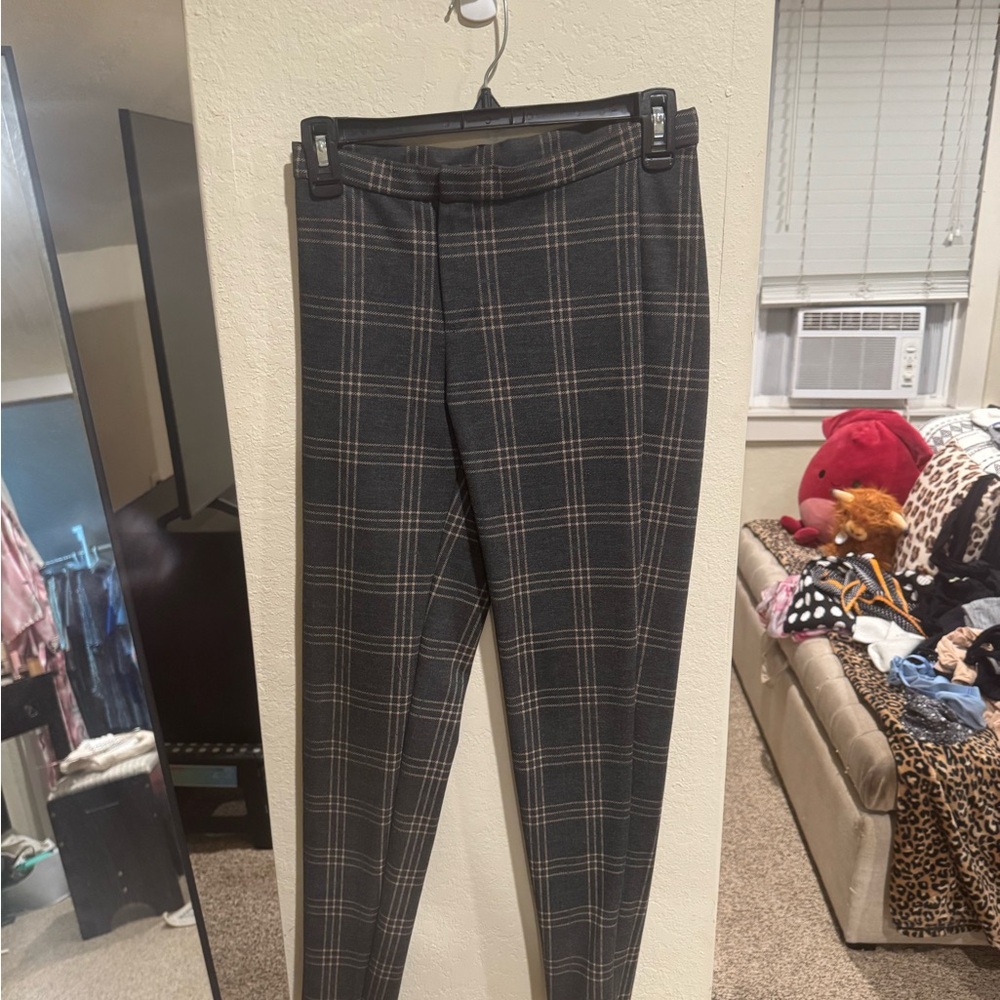 Checkered Mango dress pants